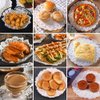 HAKSEN 108 PCS Paper Lace Doilies Combo, Pack 36 Each 6.5", 8.5", 10.5",Baked, Grilled, Fried Food,Tableware Decoration