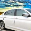 HONSCZEC Brands Hosawtek Car Door Edge Guards,6-Piece Set Streamlined Rubber Bumpers for All Vehicles - Easy to Install Using Highly Adhesive Backing - Protects Against Impacts and Scratches
