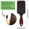 Black Spider Web Detangler Hair Brush Hairbrush for Kids Boys Girls, Glide Through Tangles with Ease and Massage Scalp, Smooth for All Hair Types (Wet Dry Thin Long Curly Hair)