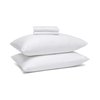 Micropuff Queen Size Pillow Protectors with Zipper - 2 Pack - Soft and Breatheable Hypoallergenic Pillow Cover. Pillowcase Protects Against Stains, Spills, and Perspiration.
