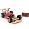 Pica Toys Wooden Wireless Remote Control F1 Racing Car Science Kit to Build (Red), STEM Project for Kids Aged 9 10 11 12 13, Science Building Kit Gift for Boys and Girls