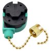 Topbuti 3 Pack Ceiling Fan Switch 3 Speed 4 Wire Zing Ear ZE-268S6 Fan Pull Chain Switch Replacement Speed Control Switch for Ceiling Fan Light, Wall Lamps, Cabinet Light (Multicolored)