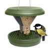 SWISSINNO Bird Feeder Davos Smart Birds. Feed Birds, not Mice & Rodents! Robust & Reliable for Hanging. Dual Food Chambers. Made in EU. Green