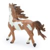 MODEBESO® Realistic Animal Figures Playset,Horse Figurines,Hand Painting Horse Figures,Educational Toy,Cake Toppers Christmas Birthday Gift for Kids Todllers (Pinto Horse)