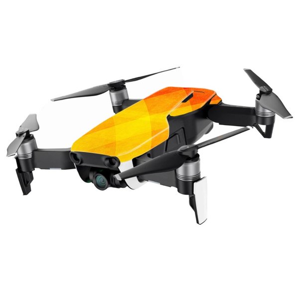 MightySkins Skin Compatible with DJI Mavic Air Drone - Orange Texture | Min Coverage | Protective, Durable, and Unique Vinyl Decal wrap Cover | Easy to Apply, Remove | Made in The USA