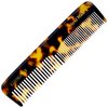 Giorgio G21 FineTooth and WideTooth Pocket Comb - Hair Styling Comb for Men and Women, Handmade Beard Comb for Men, Barber Comb, and Mustache Comb for Grooming,Saw Cut and Polished Travel Comb