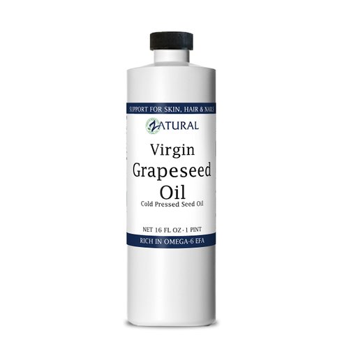 GrapeSeed Oil-Cold Pressed, Virgin, Undiluted, 100% Pure Grape Seed Oil, 16 Oz