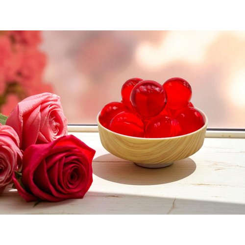 Rose Aromatherapy Bath Pearly for Smooth, Silky moisturized Skin (25 Count)