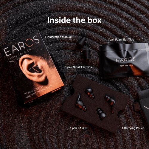 Concert Ear Plugs High Fidelity – Festival Ear Plugs and Live Event Hearing Protection – Comfortable, Reusable Musicians Ear Plugs - Protect Your Hearing Without Compromising Sound Quality
