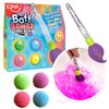 Baff Bombz Magic Brush from Zimpli Kids, 4 x Bath Bombs, Magically Paint Your Bath Water, Creative Bath Toy for Children, Birthday Gifts for Boys & Girls, Pocket Money Toy, Moisturising Bath Fizzers