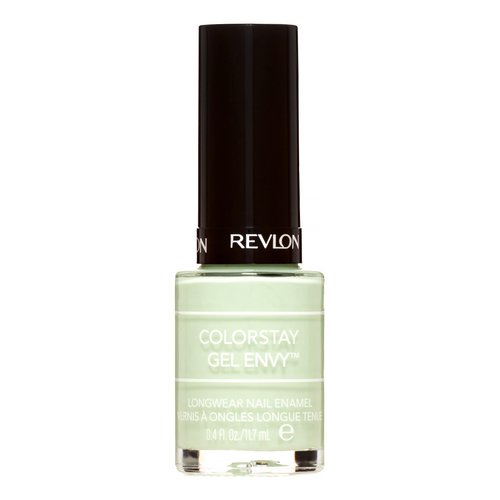 Revlon ColorStay Gel Envy Longwear Nail Polish, with Built-in Base Coat & Glossy Shine Finish, in Blue/Green, 225 Cha-Ching, 0.4 oz