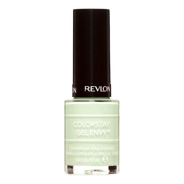 Revlon ColorStay Gel Envy Longwear Nail Polish, with Built-in Base Coat & Glossy Shine Finish, in Blue/Green, 225 Cha-Ching, 0.4 oz
