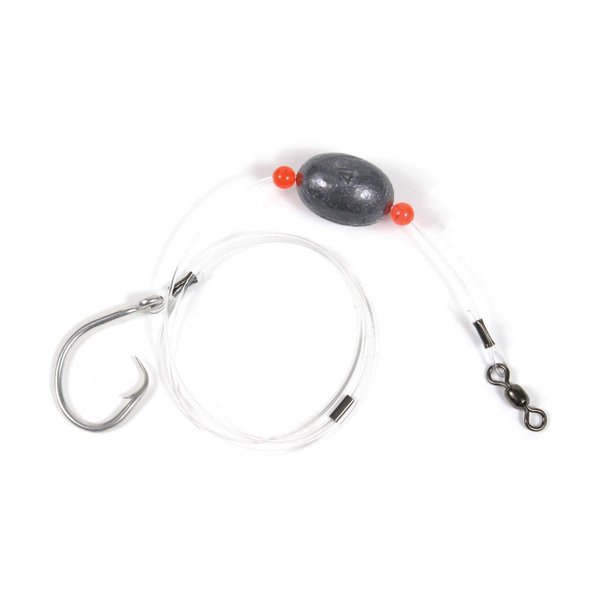 Sea Strike GRCH4 Circle Hook Snapper Grouper Rig 4 oz Egg Lead
