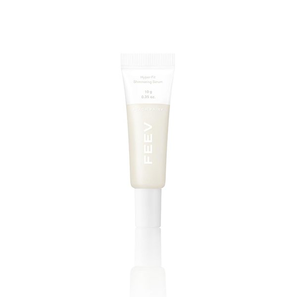 FEEV Hyper-Fit Shimmering Serum (10g) | Natural Shimmer Glow | 60% Of Moisturizing Essense | Liquid Highlighter | Vegan | K-Beauty (Peach Fairy, 0.35 Ounce)