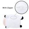 Achwishap Cow Stuffed Animals 13.7” Cow Plush Pillow Stuffed Dolls Hugging Pillow with Zipper, Plush Toys Dolls Gifts for Kids Girls Boys Easter