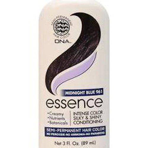 DNA ESSENCE Hair Color, infused with Henna, Nutrients & Botanical, No Ammonia, No Parabens, No Peroxide (MIDNIGHT BLUE 961)
