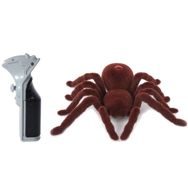 Vankcp Remote RC Spider Toy 11" Control Realistic Spider Halloween Decor Scary Toy Prank Gag Gift Model