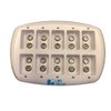 LMS 10-Bay 9V Smart Battery Charger Universal Maintenance Station for 10pcs. NiMH 9 Volt Rechargeable Batteries (Overcharge Protection, Trickle Charge When Full)