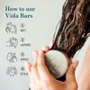 VIDA BARS All-in-One Leave In Conditioner Bar for Curly Hair | All Natural Moisturizing Solid Conditioner | Color Safe, Vegan, Sulfate Free, Paraben Free, Handmade in the USA (Blue Tansy Flower Scent)