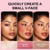 HOSAILY Face Contour Stick Set, Highlighter Stick & Bronzer Stick & Cream Blush Stick for Cheek Lip Tint, Long Lasting Blendable Lightweight Smooth Sculpted Face Stick Natural Dewy Makeup for All Skin