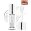 Plumping Lip Glow Oil, Hydrating Tinted Lip Oil Gloss, Transparent Toot Lip Oil, Long Lasting Lip Balm Moisturizing Glow Oil Fresh Texture, Glitter Shine Primer Lip Tint Lip Care Product-#0000