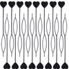 TIHOOD 16PCS Quick Beader for Loading Beads/Automatic Hair Beader and Styling Kit/Plastic Magic Topsy Tail Hair Braid Ponytail Styling Maker