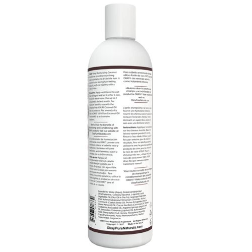 Okay Coconut Deep Moisturizing Conditioner, 12 Fl Oz
