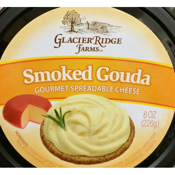 Glacier Ridge Farms Smoked Gouda Gourmet Spreadable Cheese 8oz (One Cup)