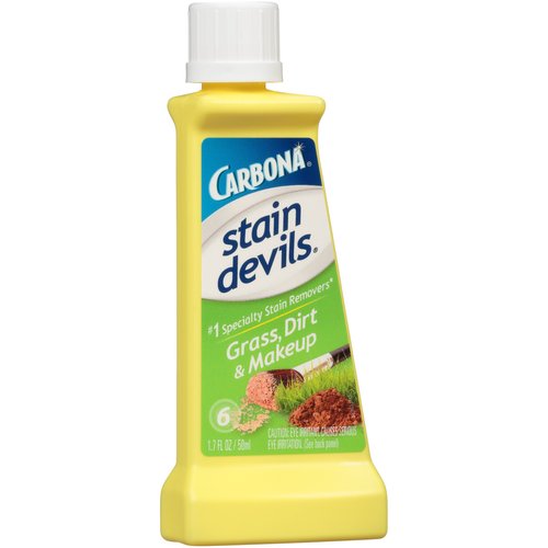 Carbona Stain Devils® #6 – Grass, Dirt & Make-Up | Professional Strength Laundry Stain Remover | Multi-Fabric Cleaner | Safe On Skin & Washable Fabrics | 1.7 Fl Oz, 1 Pack