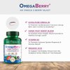 Purity Products OmegaBerry Fish Oil w/Vitamin D3 + Organic Acai Super Formula - 1875 mg of Concentrated, Molecularly Distilled, Ultra Pure Omega-3s 1080 mg EPA + 720mg DHA + 120 mg DPA - 90 Count