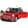 KiNSMART Mini Cooper S 5inch 1:28Scale Die Cast Metal Model Toy Cars Red