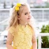 Totelux Bow Headband for Girls Grosgrain Ribbon Hair Band Big Bow Tie Hair Hoop Yellow Hair Accessories for Women Birthday Wedding Party Supplies