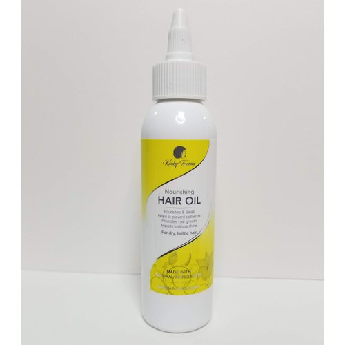 Kinky Tresses Natural Healthy Nourishing Hair Oil | Infused with a Rich Blend of Ingredients | Prevent Split Ends and Promote Hair Growth | Suitable for All Hair Type | 4 Oz (Hair Oil)