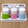 Eslite Toothbrush Toothpaste Holder Stand for Bathroom Storage Organizer