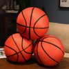 XIYUAN Sports Throw Pillows Fluffy Stuffed Soccer Ball Pillow Soft Stuffed Basketball Pillows Plush Pillow Toys Gift for Kids Boy Girls Children Room Decoration (Basketball)