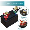 2PCS Battery Terminal Connectors, 4 Way Quick Release Disconnect Battery Terminals, Positive Negative Battery Cable Ends for SAE/JIS Type A Posts by ZONBANG (Copper)