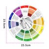 Color Wheel Color Mix Guide, ATOMUS Tattoo Pigment Chart Supplies for Paint Permanent Eyebrow Lip Body Tattoo (9.25in)