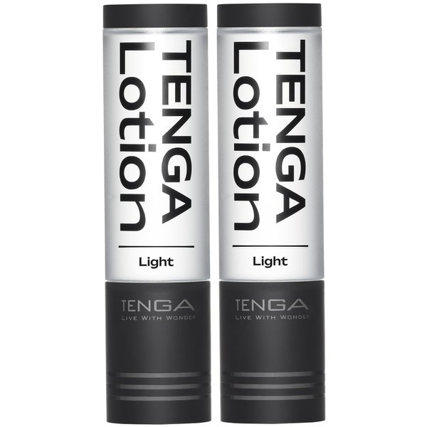 TENGA Lotion Light Water Based Vegan Lubricant for Pleasure Items 5 Fl Oz Each (2 Pack)