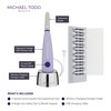 Michael Todd Beauty - Sonicsmooth – SONIC Technology Dermaplaning Tool - 2 in 1 Women’s Facial Exfoliation & Peach Fuzz Hair Removal System with 8 Weeks of Safety Edges