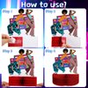 6 PCS Disco Party Decorations Supplies Disco Honeycomb Centerpieces Paper 70s 80s 90s Theme Party Decorations 3D Table Centerpieces for Neon Night Birthday Hip Hop Props Birthday Table Favors