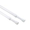 KXLIFE 2 Pack 5/8" Tension Curtain Rod, RV Tension Bars, Cupboard Rods White 10 to 16 Inch