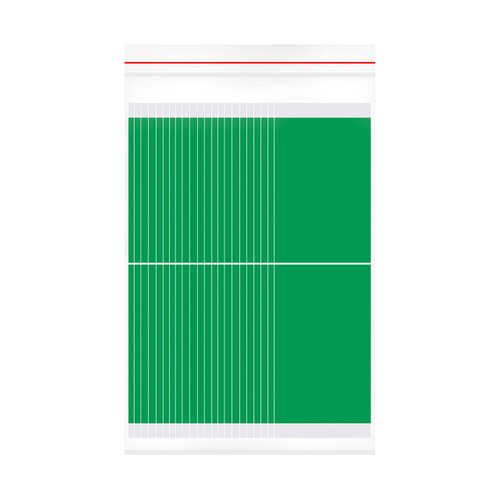 Easy Green Hair System Tape Shape 1 inch STRAIGHT 1-pack