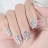 Vishine Gel Nail Polish 15ml, Glitter Silver Sparkle Shiny Color Soak Off UV LED Long-Lasting Nail Gel Polish Nail Art Home DIY Manicure Nail Salon Varnish #922