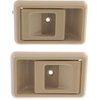 Evan Fischer Interior Door Handle Set Compatible with 1983-1992 Toyota Corolla, Fits 1995-2000 Toyota Tacoma, Fits 1990-1995 Toyota 4Runner Beige Front, Driver and Passenger Side TO1352129, TO1353129