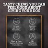 Buffalo Range Rawhide Dog Treats | Healthy, Grass-Fed Buffalo Jerky Raw Hide Chews | Hickory Smoked Flavor | Jerky Kabob, 18 Count