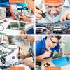 Soldering Iron Kit, 120W LED Digital Advanced Solder Iron Soldering Gun kit, 110V Welding Tools, Smart Temperature Control [356℉-932℉] - Extra 5pcs Tips - Auto Sleep & Temp Calibration