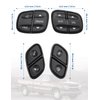 JOYTUTUS Steering Wheel Radio Control Switch Buttons fits Silverado Sierra 2003-2007, Trailblazer & Envoy 2004-2009, Tahoe & Yukon 2003-2006, Replaces OE# 21997738, 21997739, 1999442, 1999443