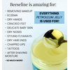 Beeseline Original - 100% Natural & Hypoallergenic Alternative to Petroleum Jelly - Lips, Hands, Baby, Makeup Remover and More (Glass Jar, 2 oz)
