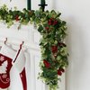 6.3FT Christmas Garland, Anna's Whimsy Seasonal Artificial Pine Cypress Garland Greenery Garland, Christmas Decorations Holiday Indoor Outdoor Christmas Decor Winter Garland