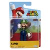 Super Mario Action Figure 2.5 Inch Standing Luigi Collectible Toy